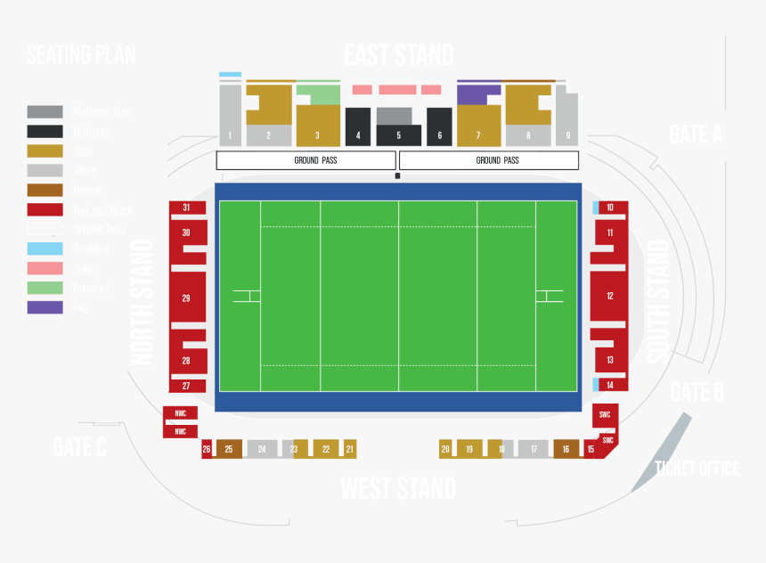 Allianz Park Saracens Site Map, HD Png Download, Free Download