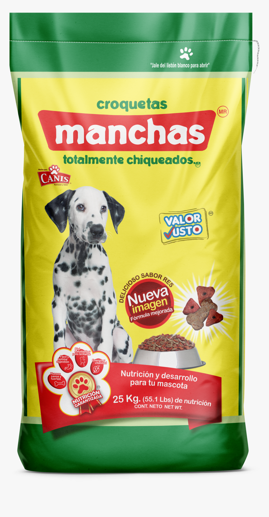 File - Manchas-25kg - Costal De Croquetas 10 Kg, HD Png Download, Free Download