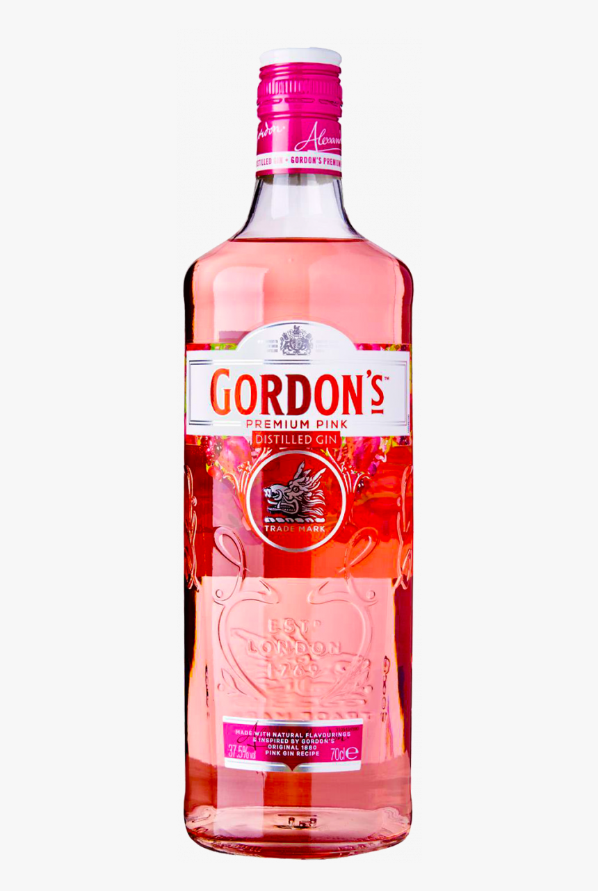 Gordon"s Pink Gin 70cl - Gordon's Pink Gin Png, Transparent Png, Free Download