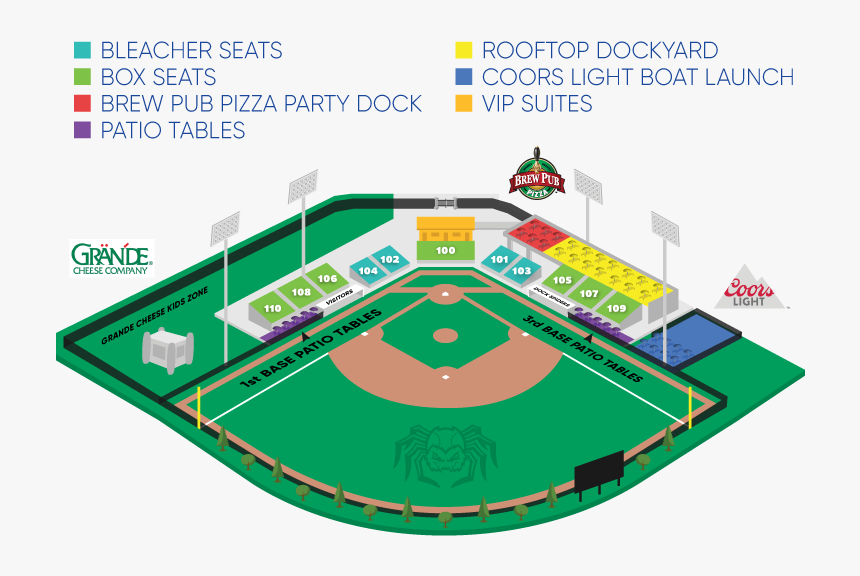 Fond Du Lac Dock Spiders Stadium, HD Png Download, Free Download