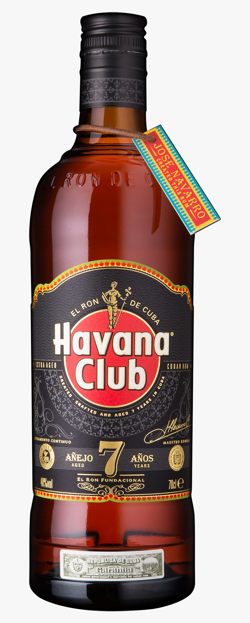 Transparent Ciroc Bottle Png - Havana Club 7, Png Download, Free Download