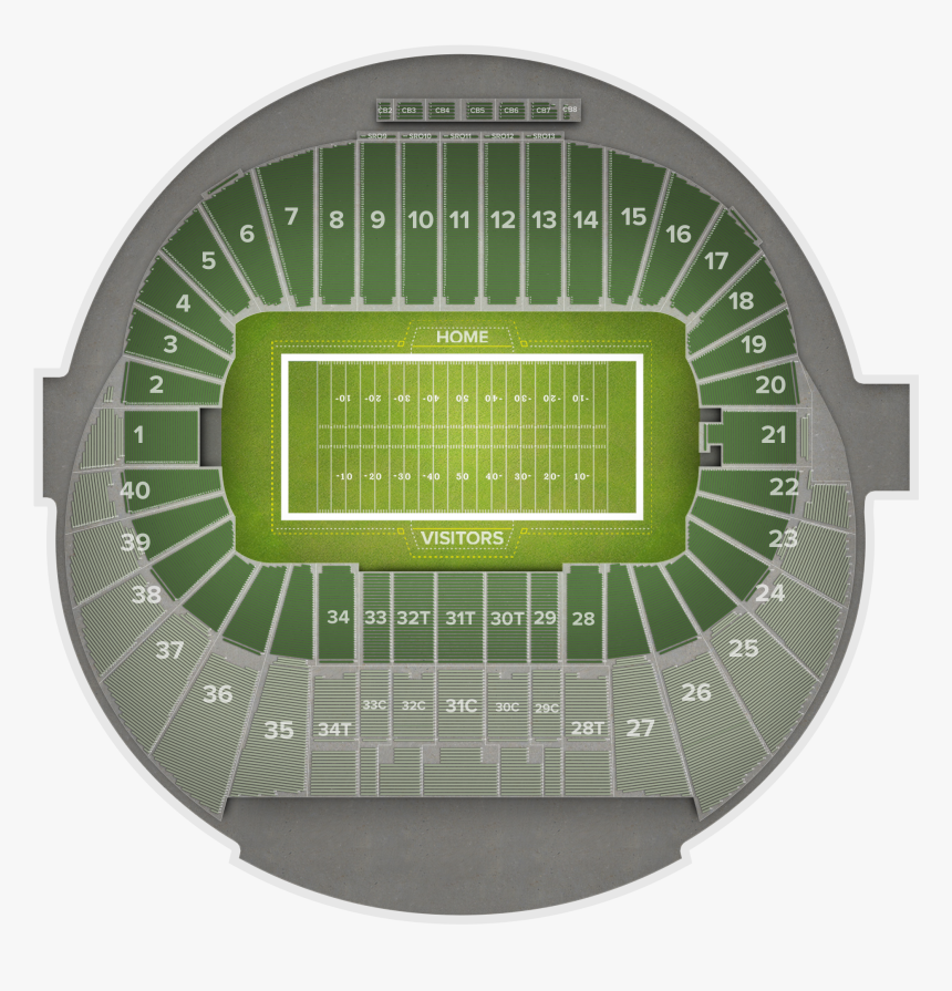 Autzen Stadium , Png Download - Soccer-specific Stadium, Transparent Png, Free Download