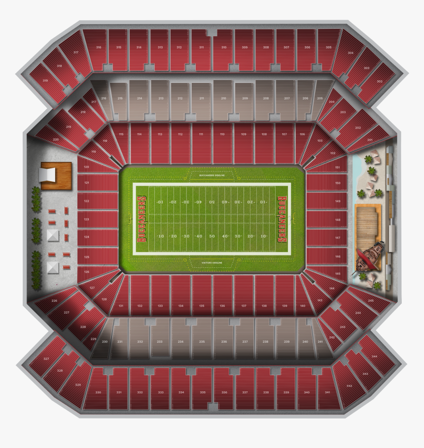 Raymond James Stadium New Seats, HD Png Download, Free Download