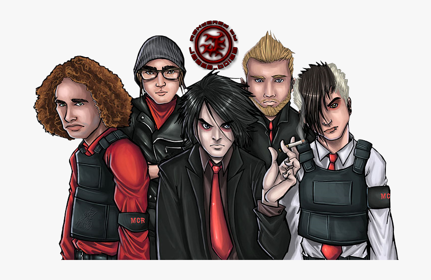 My Chemical Romance Png - My Chemical Romance Cartoon, Transparent Png, Free Download