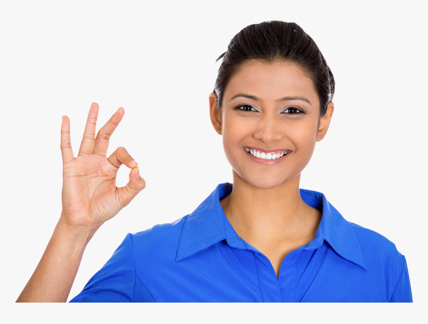 Mujer Sonriendo Png , Png Download - Girls With Victory Sign, Transparent Png, Free Download