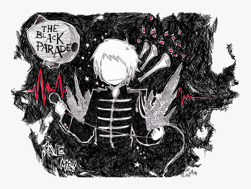 My Chemical Romance Black Parade Fan Art , Png Download - Black Parade Fan Art, Transparent Png, Free Download