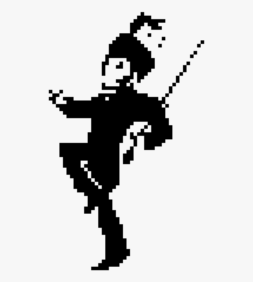 Transparent Baton Twirling Clipart - Welcome To The Black Parade Pixel Art, HD Png Download, Free Download