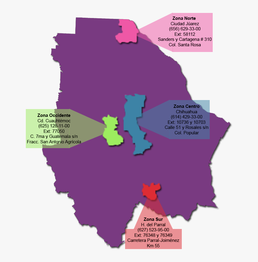 Distritos Locales Electorales Chihuahua, HD Png Download, Free Download