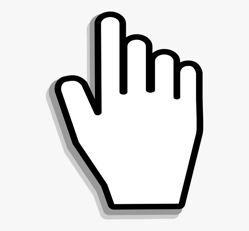 Mano Click Png - Finger Cursor Png, Transparent Png, Free Download