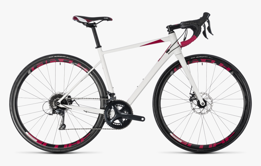 2018 Cube Axial Ws Pro Disc Womens Road Bike In White - Cube Attain Pro Disc 2019, HD Png Download, Free Download