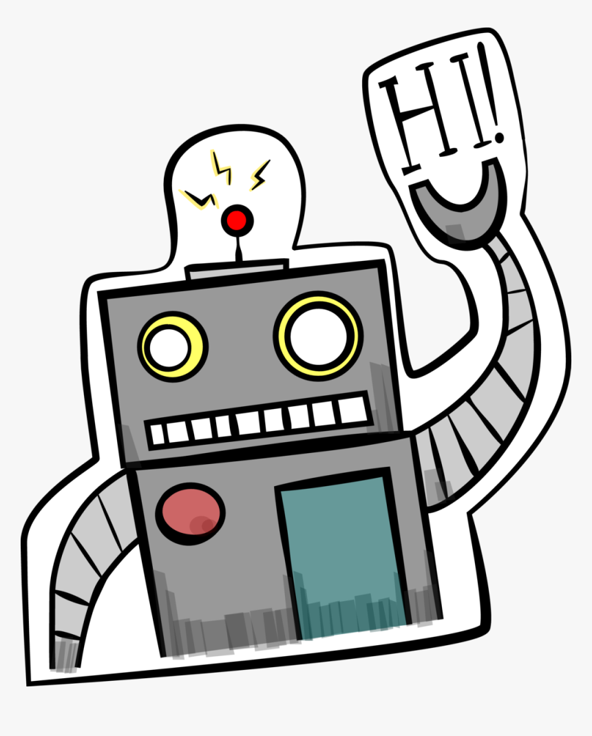 Robot Png - Robot Hi, Transparent Png, Free Download