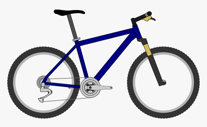 Bicycle, Bike, Sport, Cycle, Activity, Wheel, Motion - Mountain Bike Cartoon, HD Png Download, Free Download