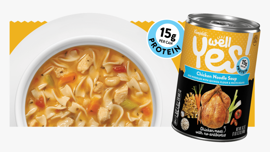 Campbells Well Yes Soup, Chicken Noodle - Yellow Onion, HD Png Download, Free Download