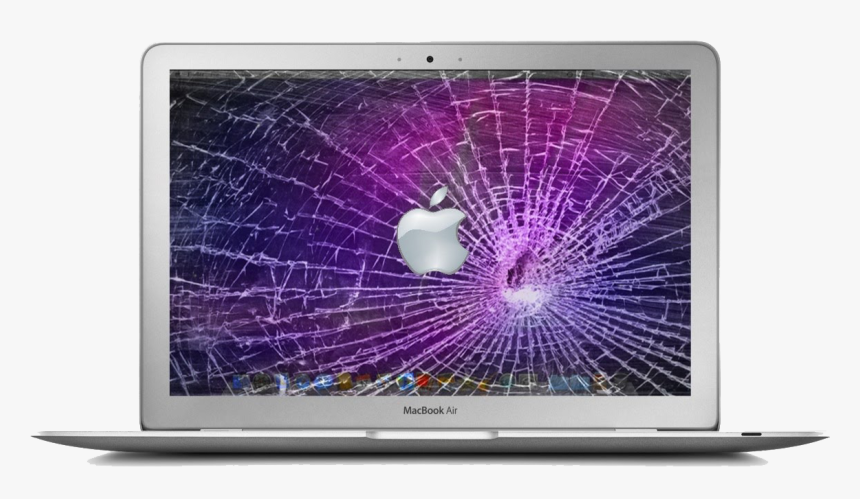 Broken Laptop We Are Approved To Carry Out Repairs - Macbook Broken Screen, HD Png Download, Free Download