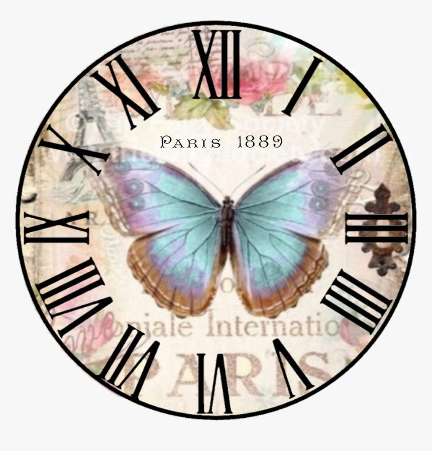 Free Vintage Clock - Free Clock Face Svg, HD Png Download, Free Download