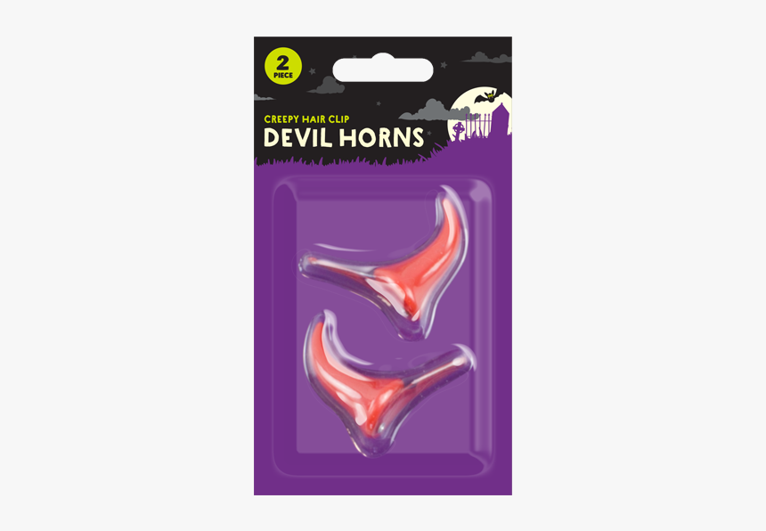 Halloween Devil Horn Hair Clips - Animal Figure, HD Png Download, Free Download