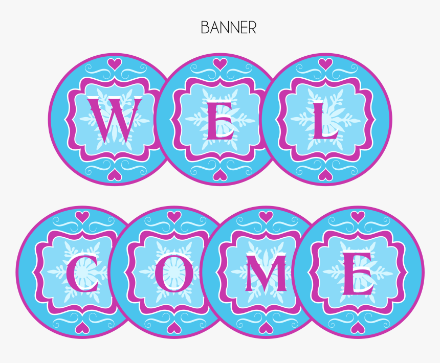 Printable Welcome Frozen Happy Birthday, HD Png Download, Free Download