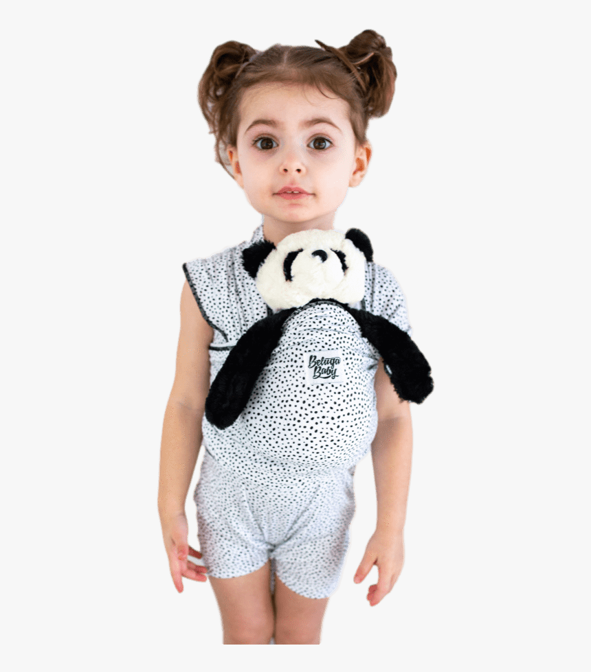 Children"s Doll Carrier Black & White Dots - Girl, HD Png Download, Free Download