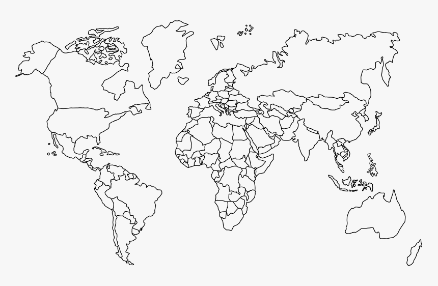 Blank Map Of World With Countries