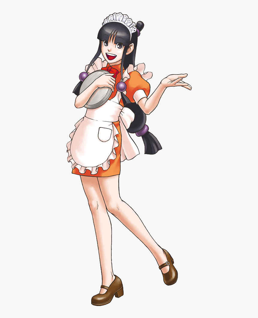 Waitress Clipart Hotel Customer - Ace Attorney Maya Waitress, HD Png Download, Free Download