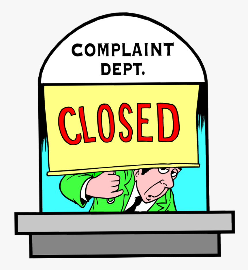 Gretna Waitress And Husband Sue Doctor For An Improper - Complaint Department Clipart, HD Png Download, Free Download