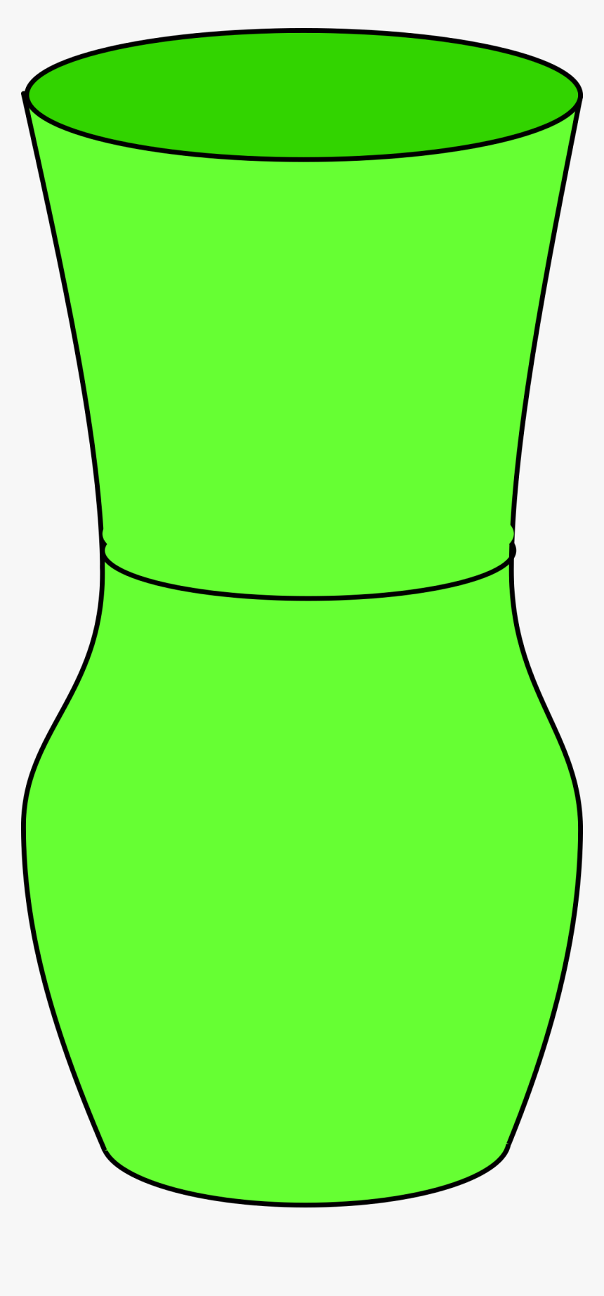 Neon Green Vase Clip Arts - Green Vase Clipart, HD Png Download, Free Download