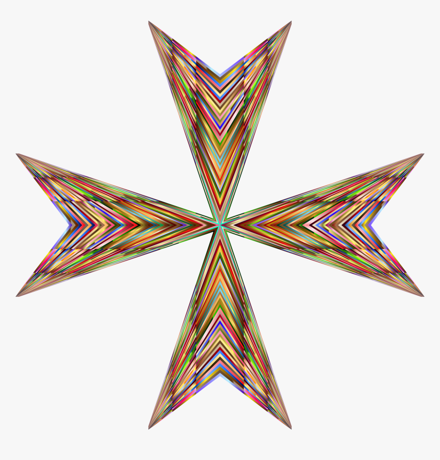 Star,maltese Cross,cross - Lazarus Orden, HD Png Download, Free Download