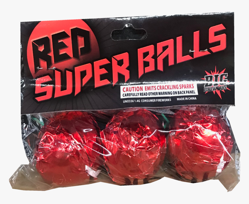 Red Super Balls - Plastic Bag, HD Png Download, Free Download
