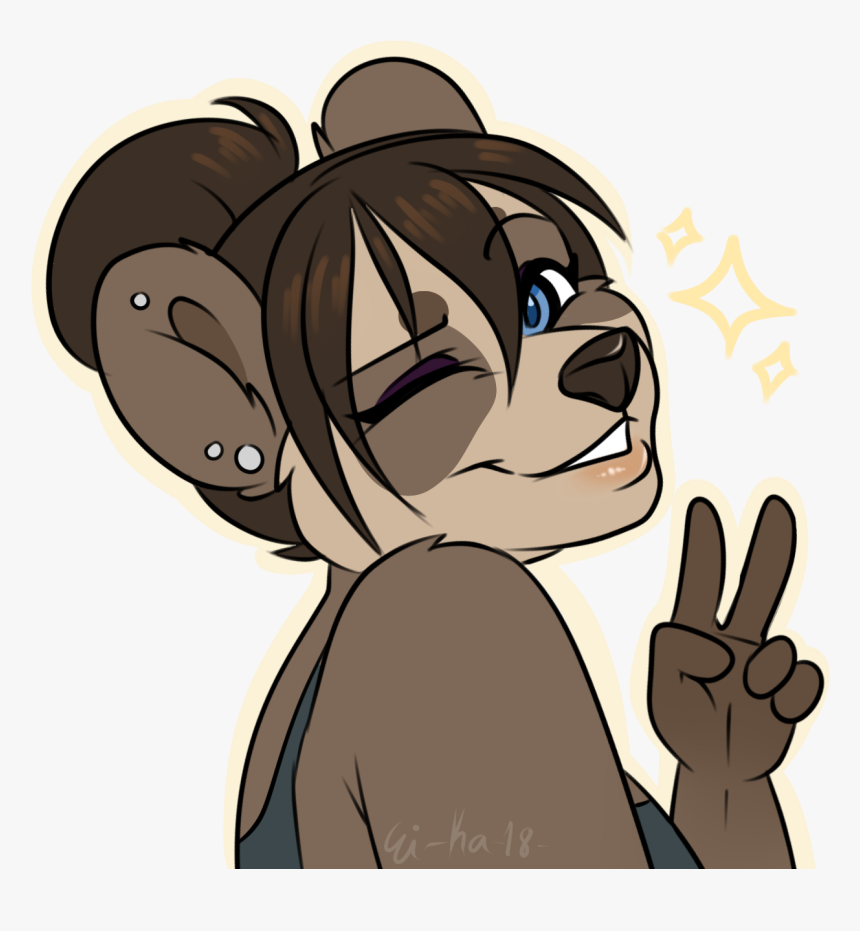 [ga] Panda Girl Icon - Cartoon, HD Png Download, Free Download