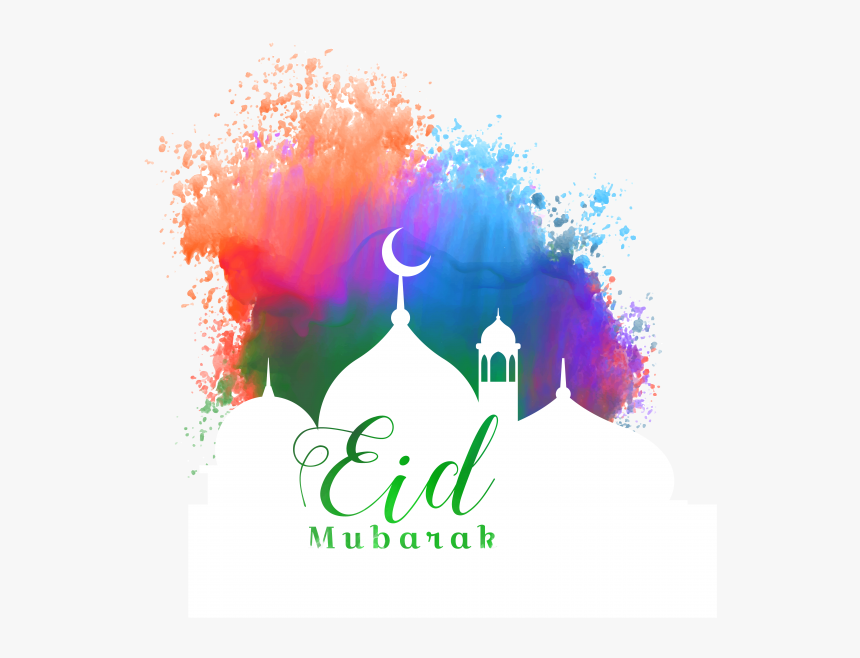 Transparent Eid Mubarak Png - Card Design Greeting Card Eid Mubarak, Png Download, Free Download