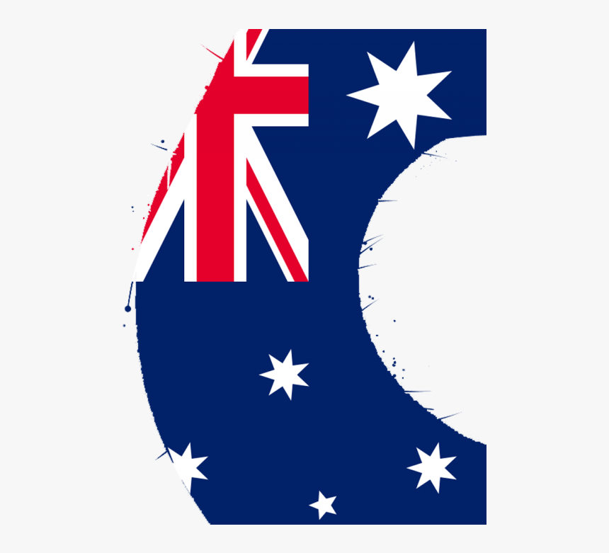 Australia Day Background Png Scott Morrison Holding - Australia Flag Sideways, Transparent Png, Free Download