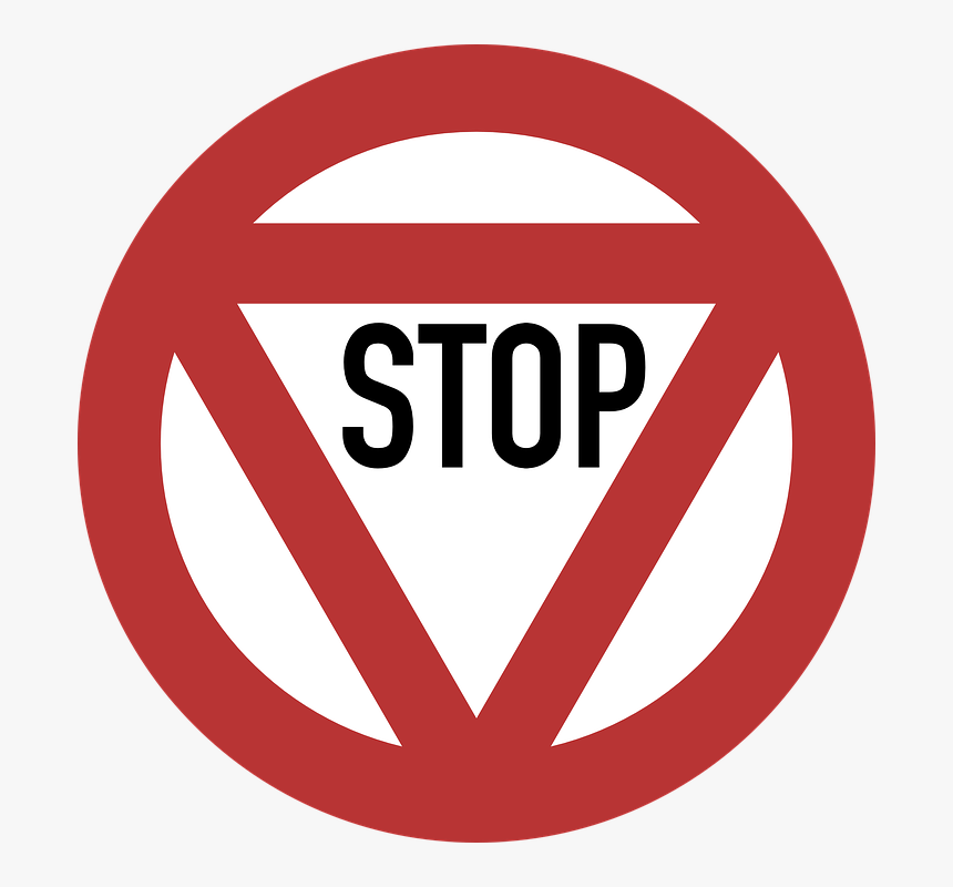 Stop Restriction Prohibition Road - Vecchio Segnale Di Stop, HD Png Download, Free Download