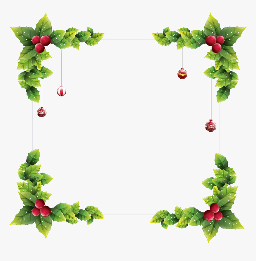 Natal Fotos - Natal Png - Christmas Corner Border Png, Transparent Png, Free Download