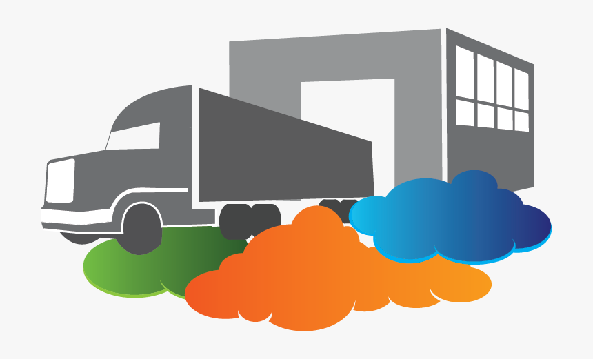 Factories Clipart Warehouse Truck - Sales And Distribution Icon, HD Png Download, Free Download