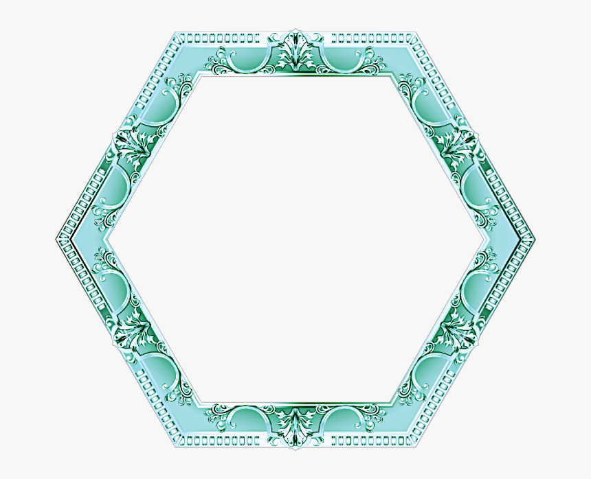 #frame #marco #hexagon #hexagono #hexágono #border - Hexagono Borde, HD Png Download, Free Download