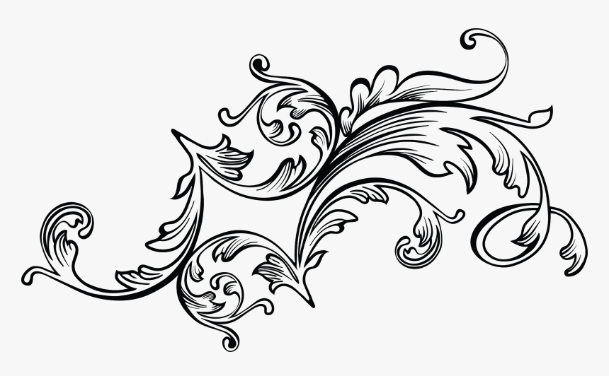 European Pattern Line Art Round Ornament , Png Download - Ornament, Transparent Png, Free Download