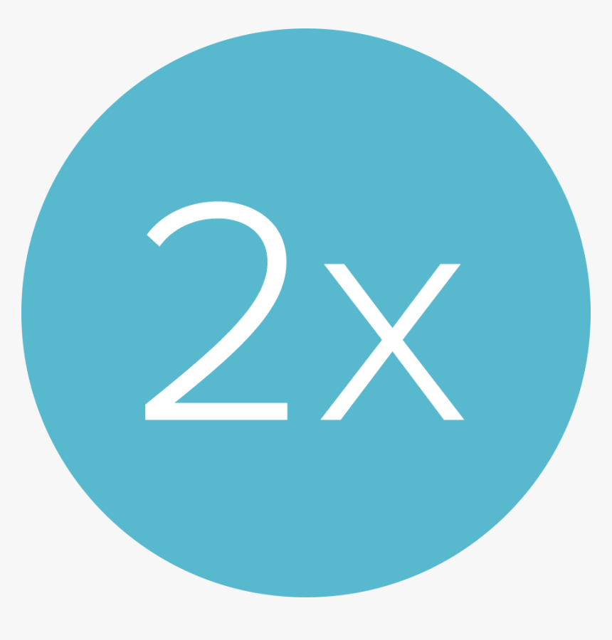 2x Growth - Circle, HD Png Download, Free Download