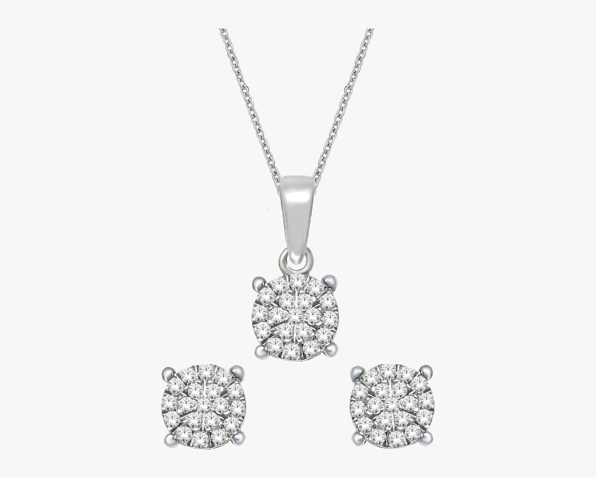 Diamond Pendant Set Png, Transparent Png, Free Download