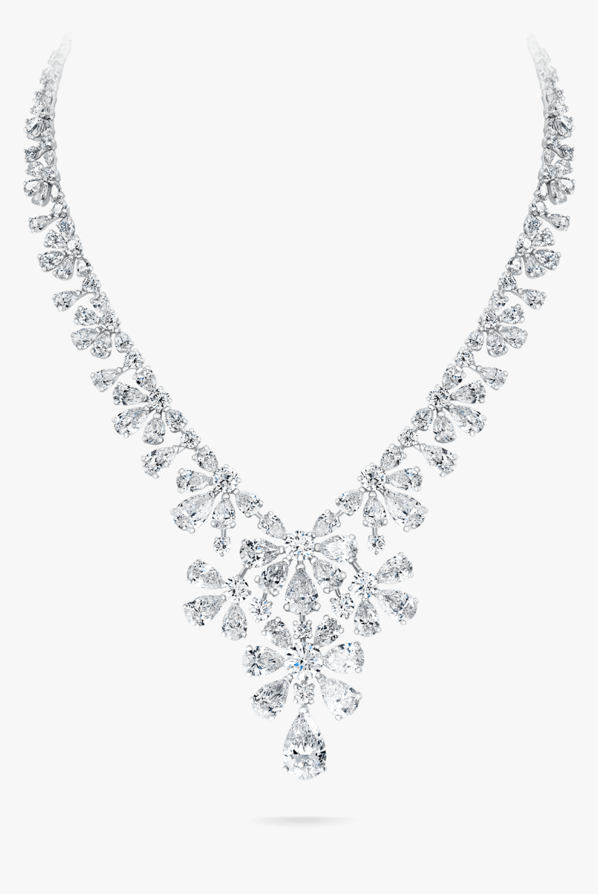 White Diamond Necklace 10 - Diamond Necklace Transparent, HD Png Download, Free Download