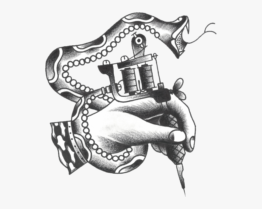 Sergio Garate Tattoo Machines - Logo Tattoo Machine Png, Transparent Png, Free Download