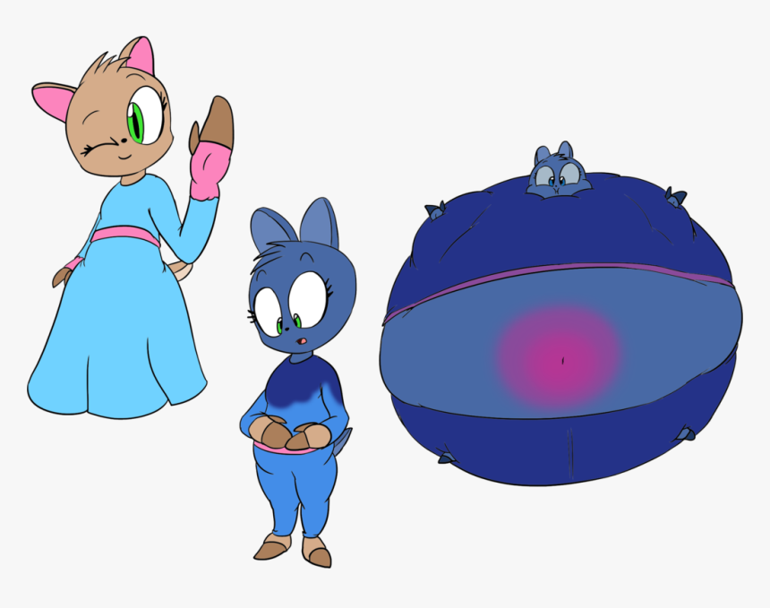 Blueberry Willy Wonka Veruca Salt Violet Beauregarde - Princess Maydine Blueberry Inflation, HD Png Download, Free Download