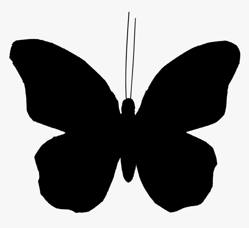 Clip Art Butterfly Vector Graphics Illustration Image - Butterfly Silhouette Clipart, HD Png Download, Free Download