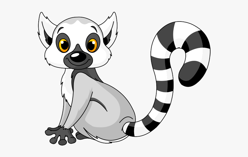 Background Transparent Lemur - Transparent Lemur Clipart, HD Png Download, Free Download
