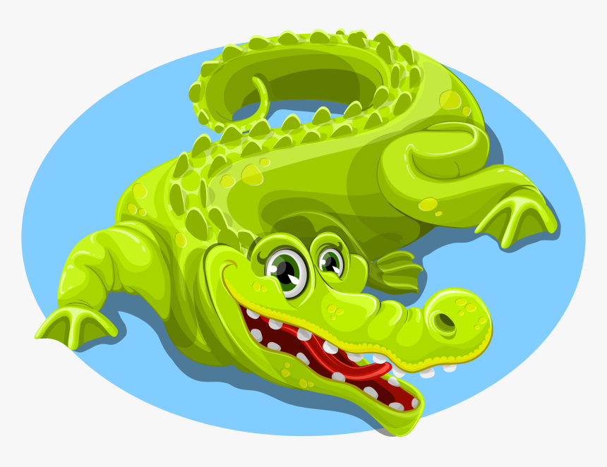 Big Image Png Ⓒ - Crocodile In Water Cartoon Png, Transparent Png, Free Download