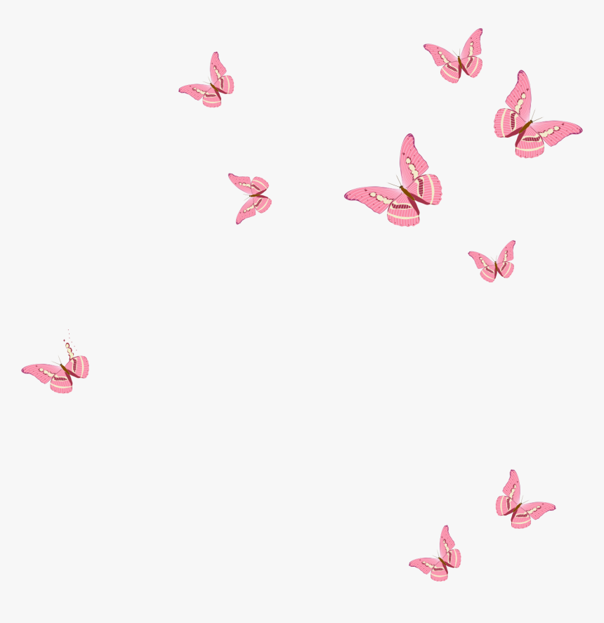 Pink Butterfly, Clip Art, Stickers, Animals, Pink Garden, - Flying ...
