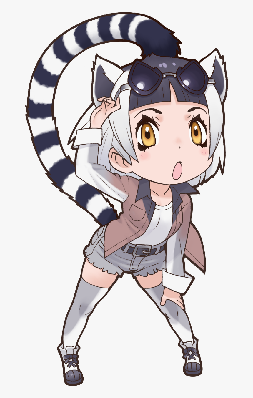 Ring-tailed Lemuroriginal - Ring Tailed Lemur Cartoon, HD Png Download, Free Download