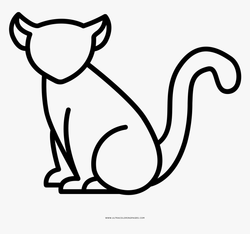 Lemur Drawing Transparent For Free Download - Black Lemur Coloring Page, HD Png Download, Free Download