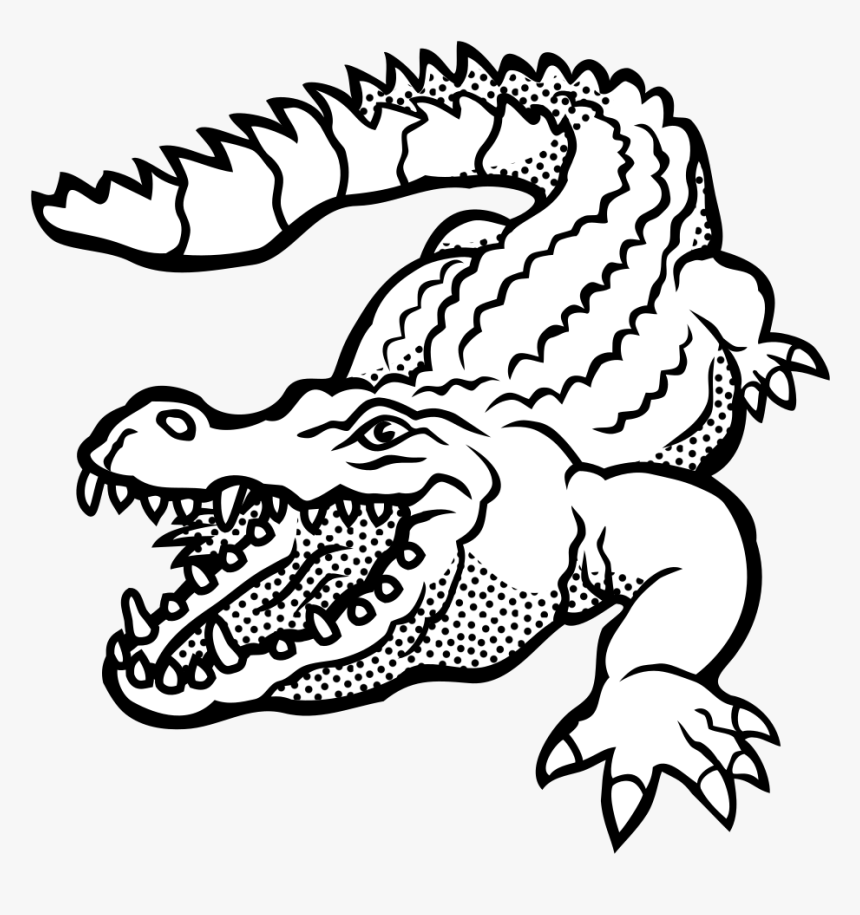 Clipart Wild Animals Black And White, HD Png Download, Free Download