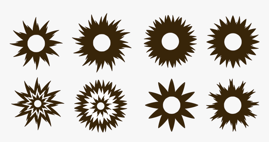 Sun Stars Circles Free Photo - Sun Circle Design, HD Png Download, Free Download