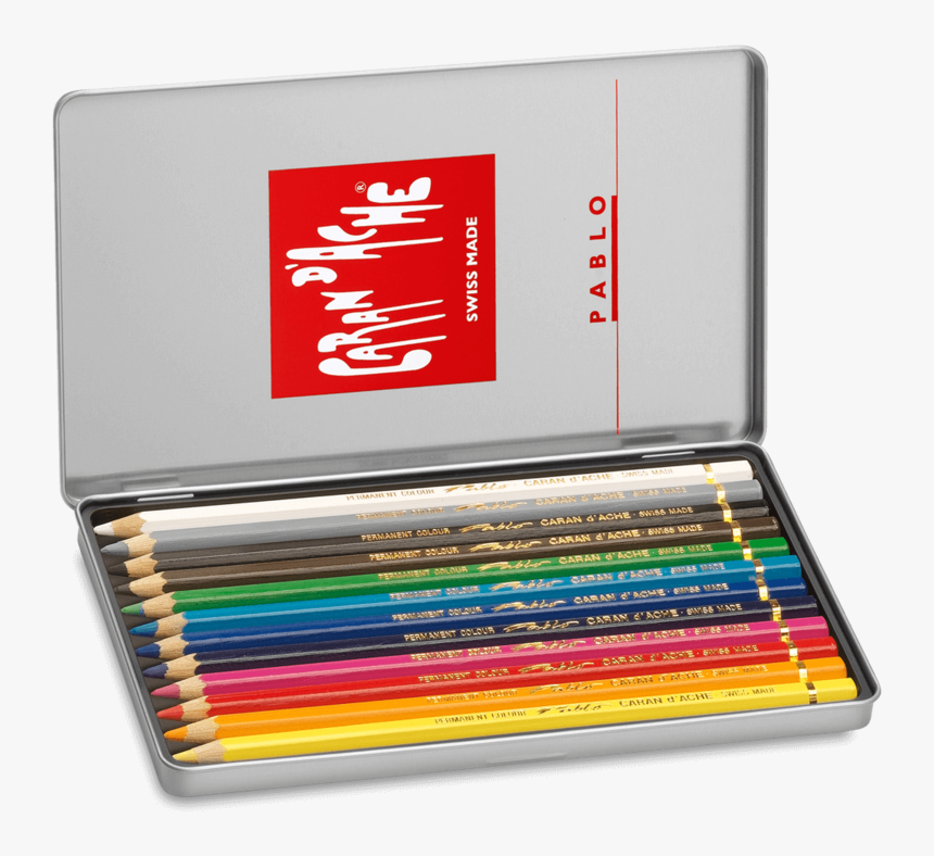 Pablo Colored Pencils - Caran D Ache Pablo Sets, HD Png Download, Free Download